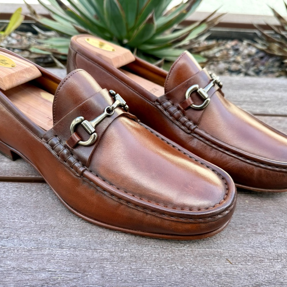 Beckett Simonon Beaumont Oak Leather Loafers